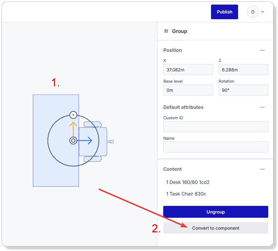 Working with components